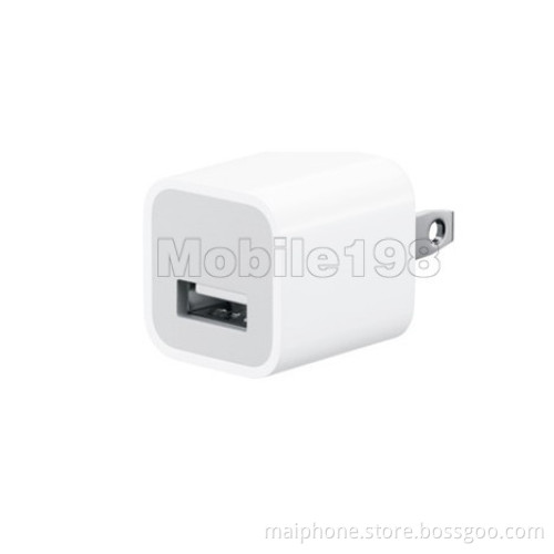 USB Car Power Charger Adaptor - White